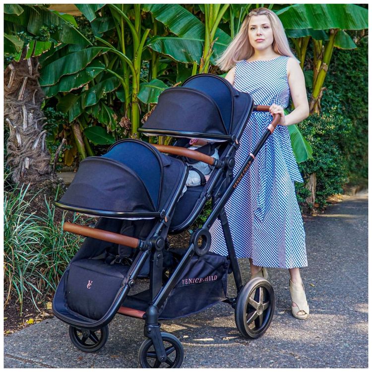 Carrinho-de-Bebe-Duplo-Venice-para-ate-21-Quilos-Preto-foto-2