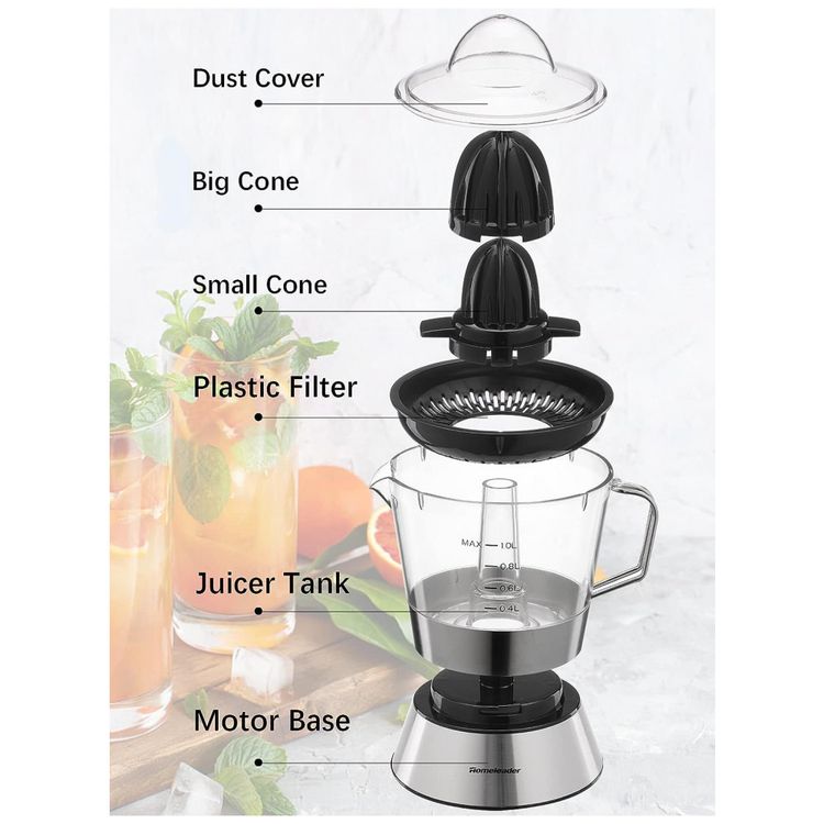 Espremedor-Eletrico-de-Frutas-Homeleader-K37012-em-Aco-foto-1