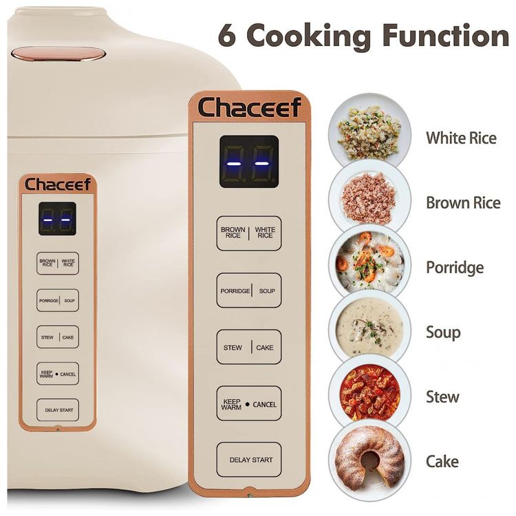 Mini-Panela-de-Arroz-Eletrica-CHACEEF-1.2L-com-Temporizador-foto-1