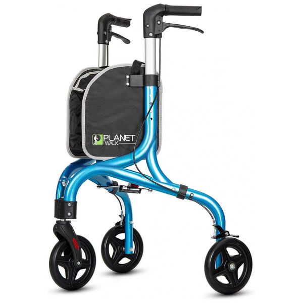 Andador-Adulto-Idoso-3-Rodas-PLANET-WALK-em-Aluminio-e-foto-0