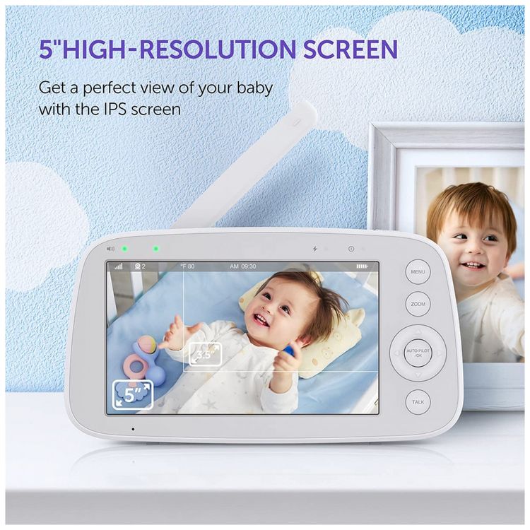 Baba-Eletronica-HiPP-com-Monitor-Camera-Visao-Noturna-e-foto-1