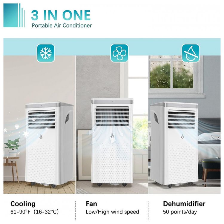 Climatizador-Portatil-Dreo-2.6L-com-Velocidades-Ajustaveis-e-foto-1