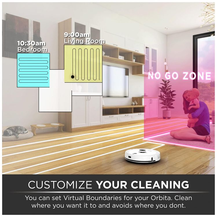 Aspirador-de-Po-Robo-iHome-com-Conexao-via-APP-WI-FI-Auto-foto-1