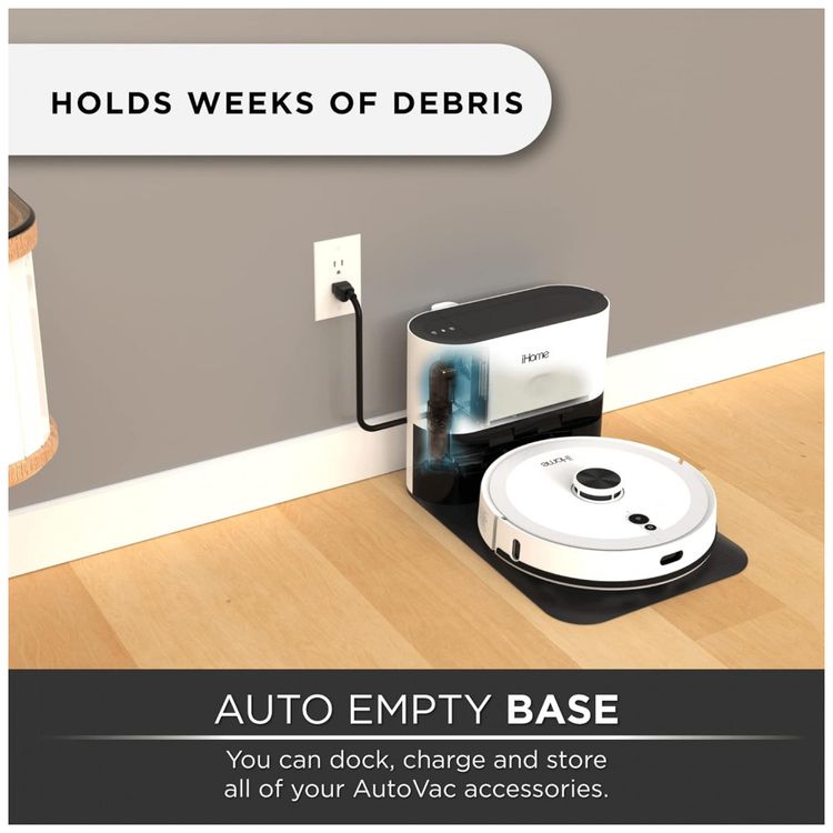 Aspirador-de-Po-Robo-iHome-com-Conexao-via-APP-WI-FI-Auto-foto-4