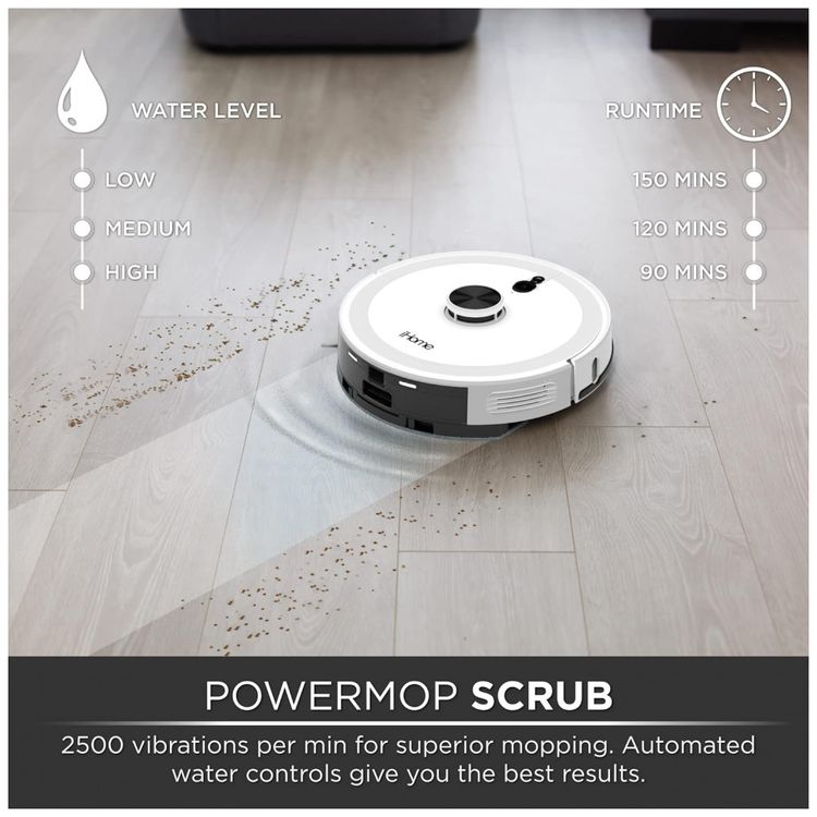 Aspirador-de-Po-Robo-iHome-com-Conexao-via-APP-WI-FI-Auto-foto-5