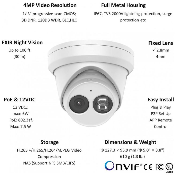 Camera-de-Seguranca-Externa-LINOVISION-8MP-4K-IP-PoE-com-foto-1