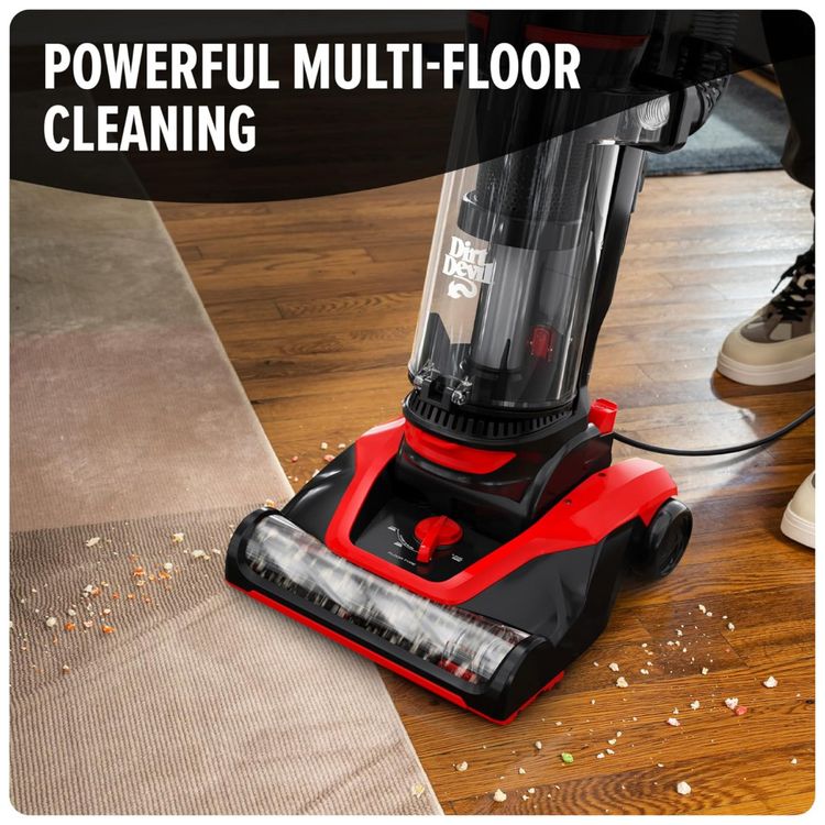 Aspirador-de-Po-com-Fio-e-sem-Saco-Vertical-para-Carpetes-e-foto-1