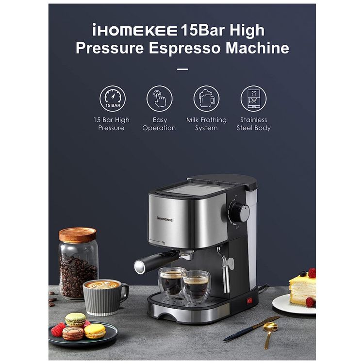 Maquina-de-Cafe-Expresso-15-Bar-com-Vaporizador-de-Leite-foto-1