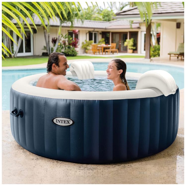 Spa-Inflavel-Hidromassagem-para-4-Pessoas-com-140-Jatos-de-foto-1