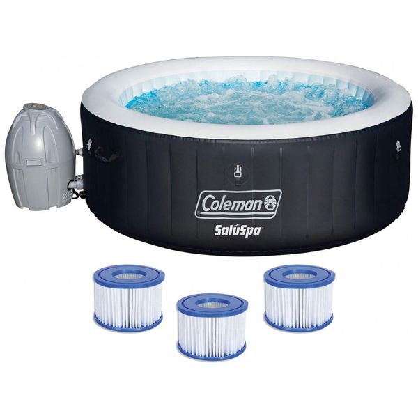 Spa-Inflavel-Hidromassagem-para-4-Pessoas-com-60-Jatos-foto-0