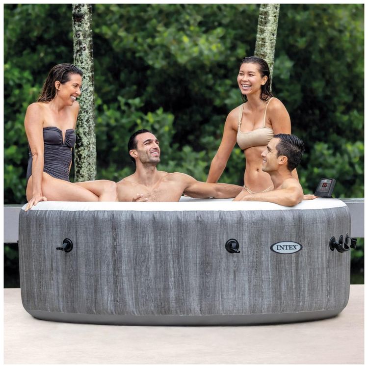 Spa-Inflavel-para-4-Pessoas-com-140-Jatos-de-Bolha-e-Bomba-foto-1