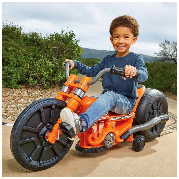 Motocicleta-Infantil-de-Pedal-com-Assento-Ajustavel-para-foto-3