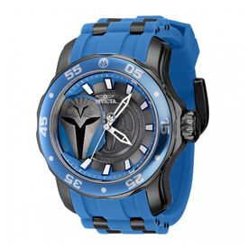 Relogio-Masculino-Star-Wars-Bo-Katan-com-Pulseira-em-Aco-foto-0