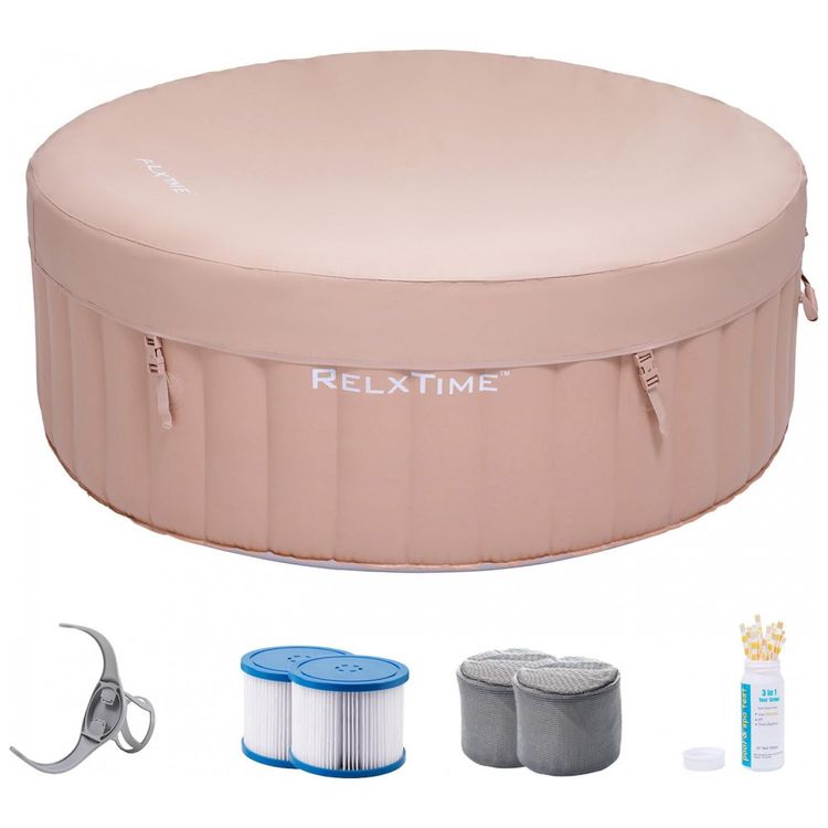 Spa-Inflavel-Hidromassagem-para-ate-4-Pessoas-120-Jatos-Bomd-foto-0