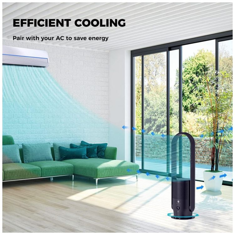 Ventilador-de-torre-sem-lamina-ULTTY-e-purificador-de-ar-em-foto-3