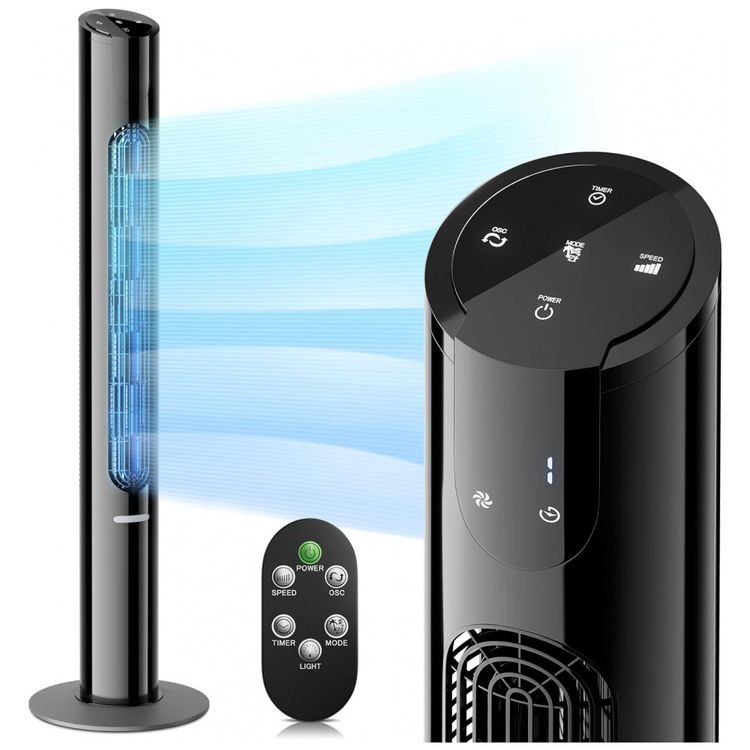 mollie-Ventilador-de-torre-silenciosa-oscilante-com-controle-foto-0