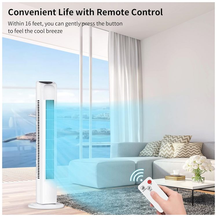 Ventilador-de-torre-oscilante-sem-lamina-Uthfy-com-controle-foto-3