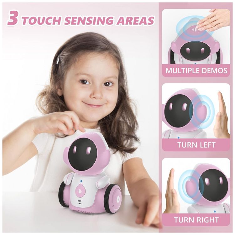 Brinquedo-Robo-Interativo-Recarregavel-com-Falas-Sensor-de-foto-2