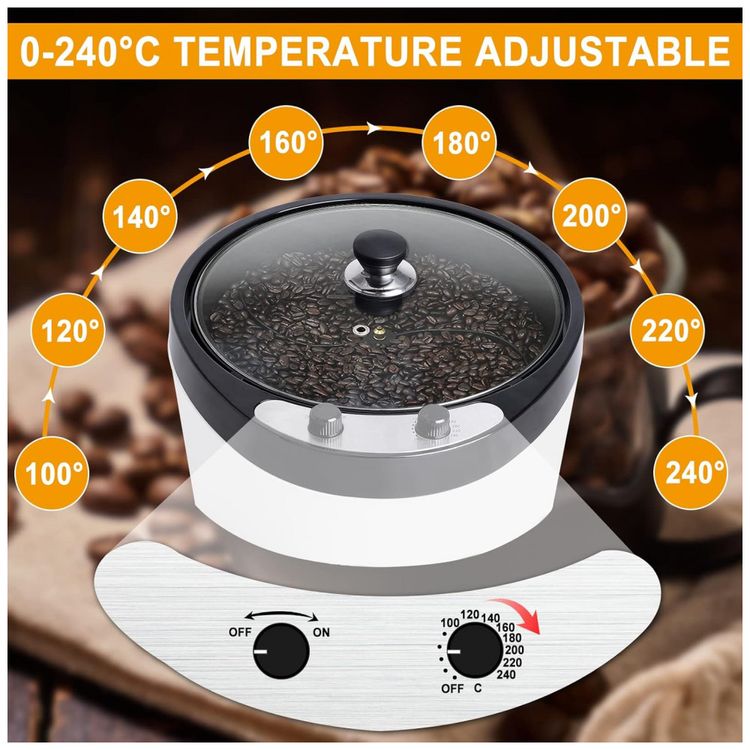 Torrador-de-Cafe-e-Nozes-Eletrico-para-Uso-Domestico-ate-foto-2