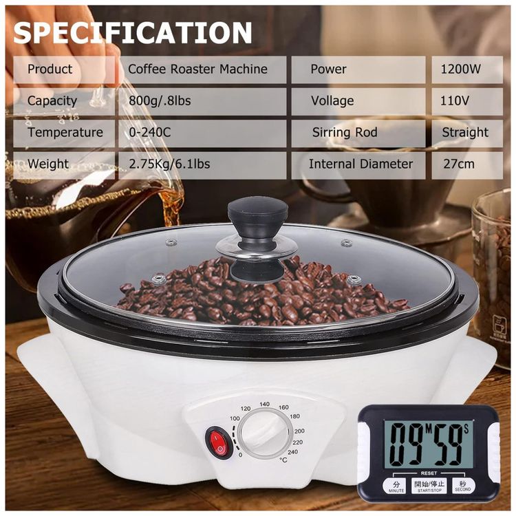 Torrador-de-Cafe-Eletrico-para-Uso-Domestico-ate-500g-110V-foto-2