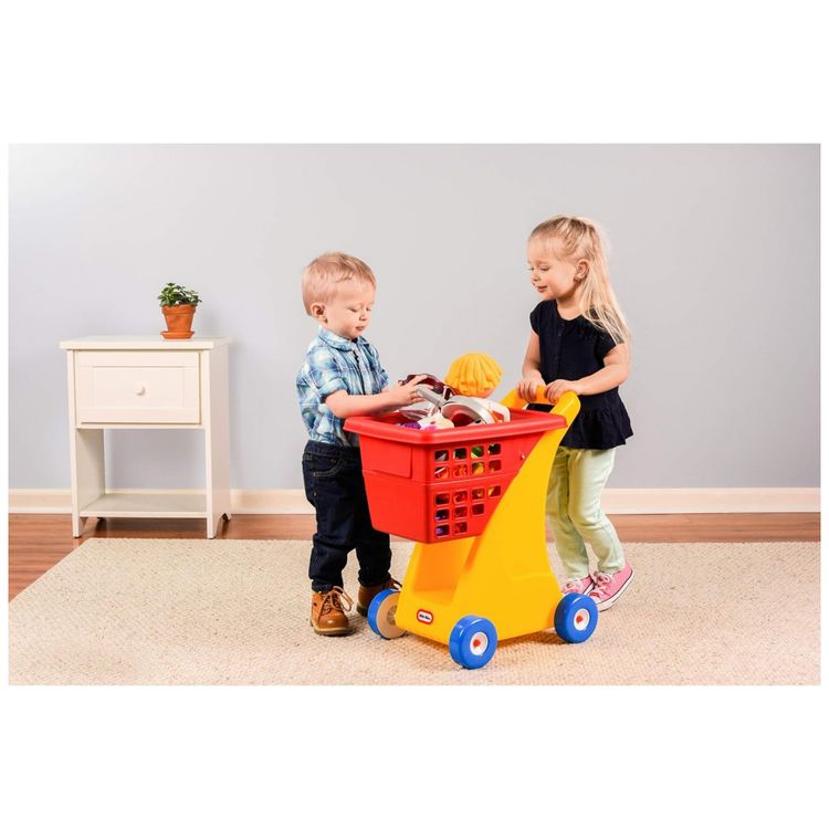 Carrinho-de-Compras-Little-Tikes-Amarelo-e-Vermelho-foto-2