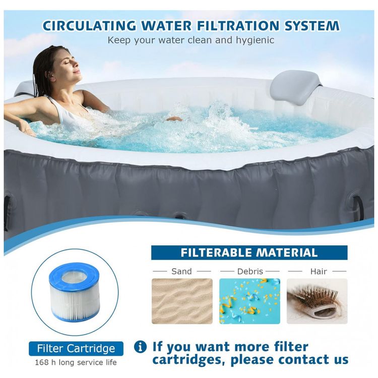 Spa-Inflavel-Hidromassagem-para-4-Pessoas-com-108-Jatos-foto-5