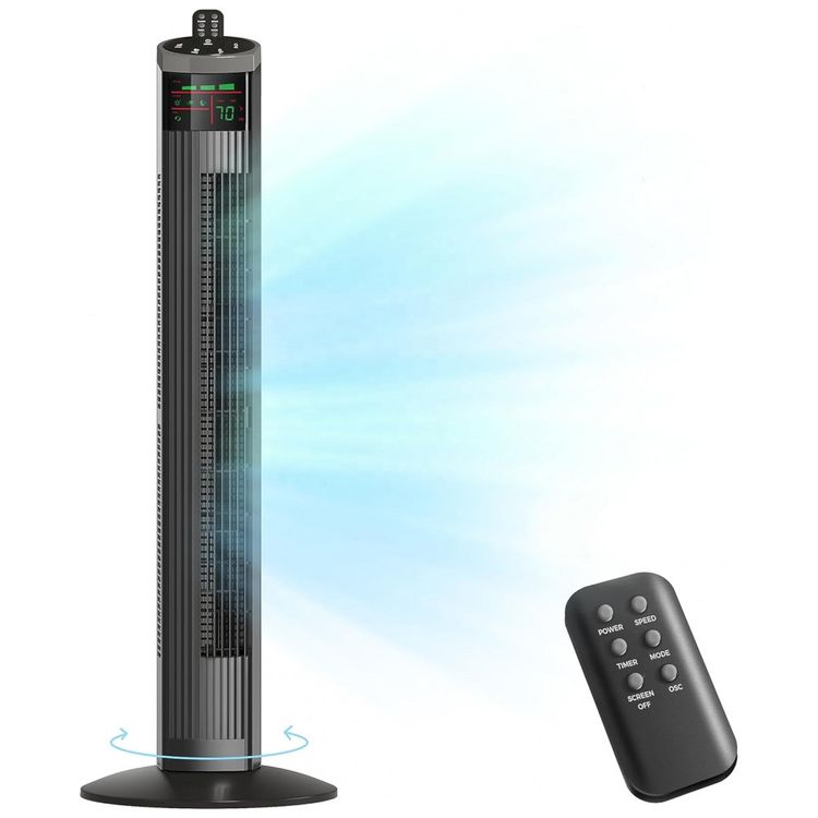 Ventilador-de-Torre-com-3-Velocidades-Controle-remoto-e-foto-0