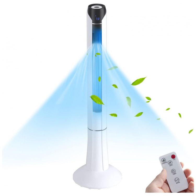 Ventilador-de-Torre-sem-Lamina-com-Controle-Remoto-Display-foto-0