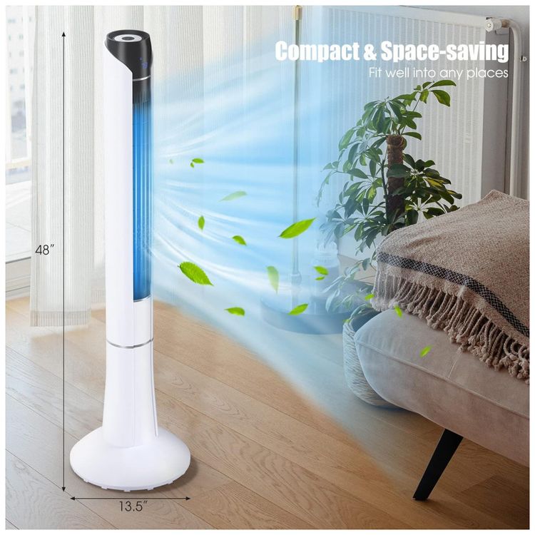 Ventilador-de-Torre-sem-Lamina-com-Controle-Remoto-Display-foto-1
