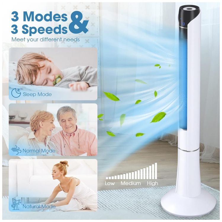Ventilador-de-Torre-sem-Lamina-com-Controle-Remoto-Display-foto-2