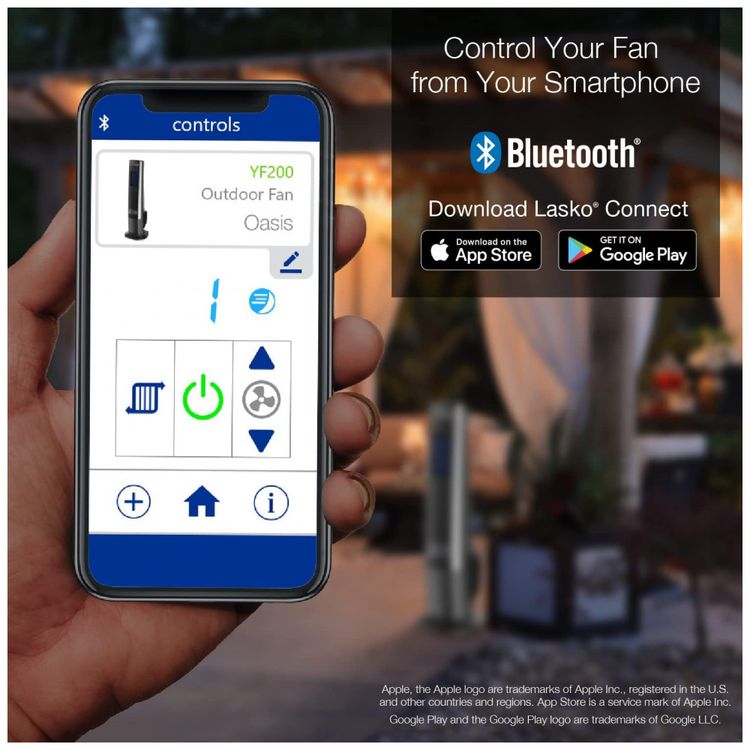 Ventilador-de-Torre-com-Tecnologia-Bluettoh-para-Patios-foto-1