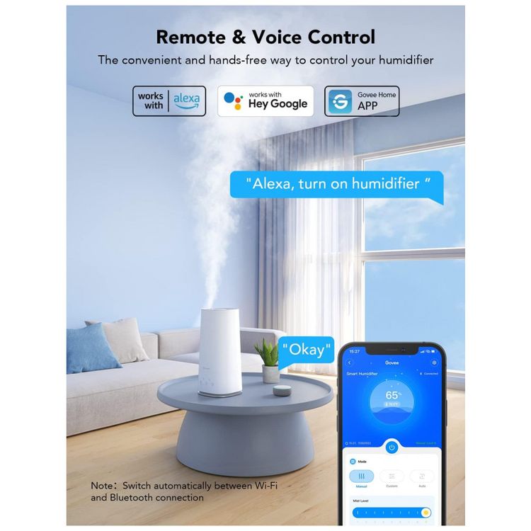 Umidificador-Inteligente-4L-para-Quarto-com-Termometro-foto-2