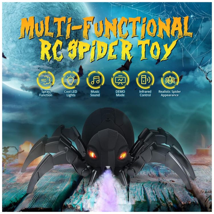 Robo-Aranha-DEERC-com-Controle-Remoto-para-Criancas-Acima-de-foto-1