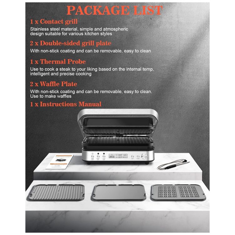 Maquina-de-Waflle-6-em-1-CATTLEMAN-CUISINE-com-Placas-foto-3