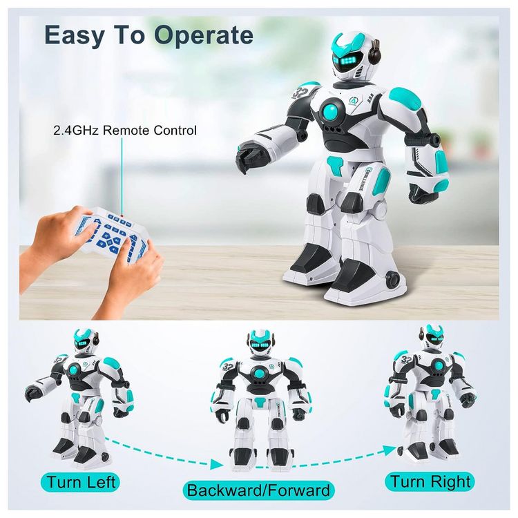 Robo-Programavel-Inteligente-HPROMOT-com-Controle-Remoto-e-foto-1