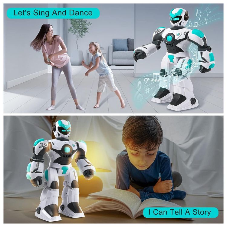 Robo-Programavel-Inteligente-HPROMOT-com-Controle-Remoto-e-foto-4