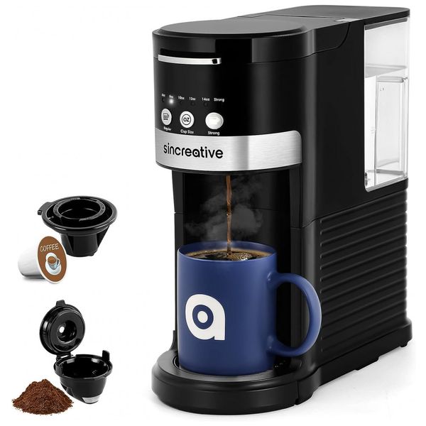 Maquina-de-Cafe-Expresso-2-em-1-Sincreative-com-Capacidade-foto-0