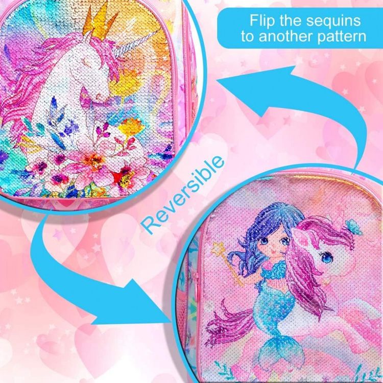 Mochila-Escolar-Infantil-45cm-CCJPX-Uniconio-Rosa-3-Pecas-foto-1