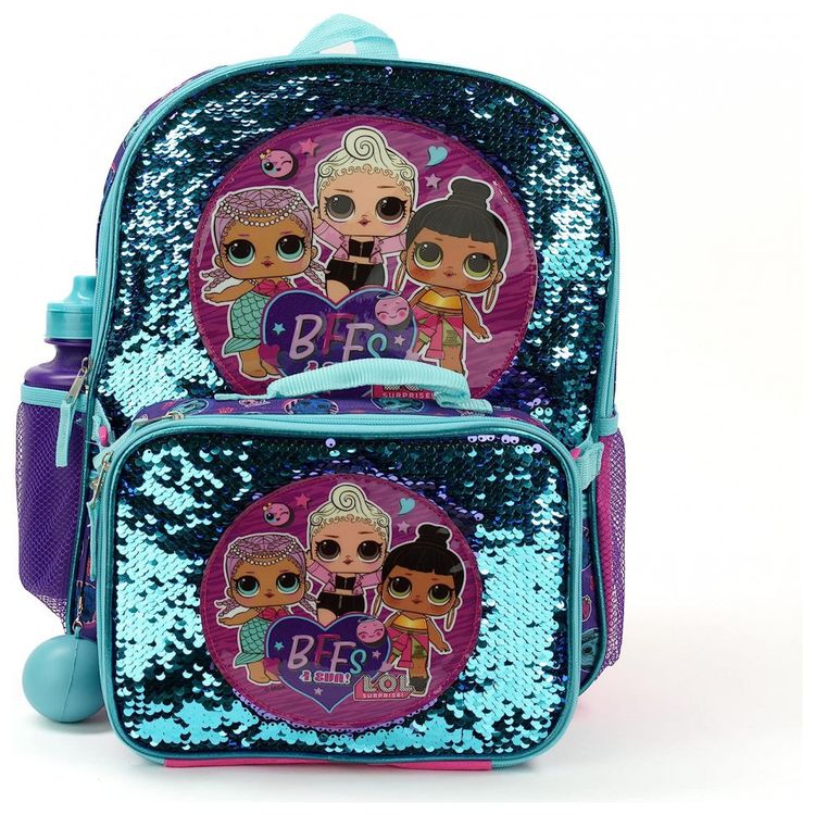 Mochila-Escolar-Infantil-40cm-L.O.L.-Surprise-4-Pecas-com-foto-2