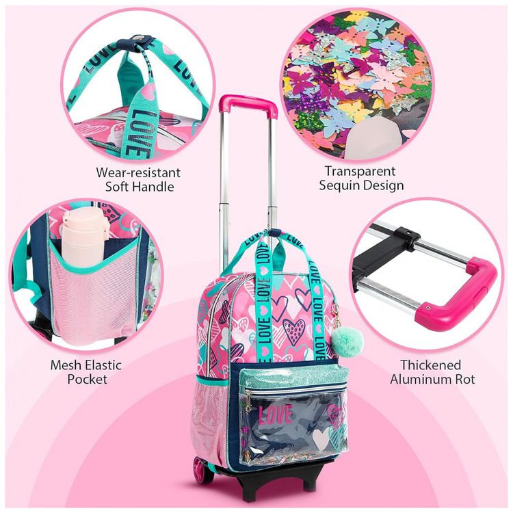 Mochila-Escolar-Infantil-40cm-IvyH-3-Pecas-com-Lancheira-foto-3