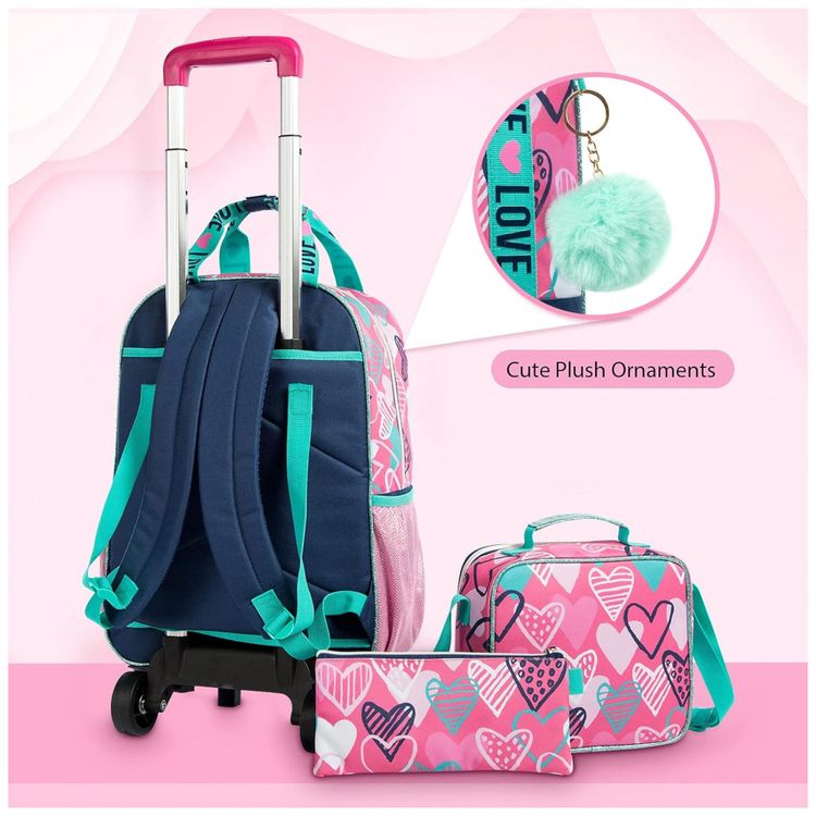 Mochila-Escolar-Infantil-40cm-IvyH-3-Pecas-com-Lancheira-foto-4