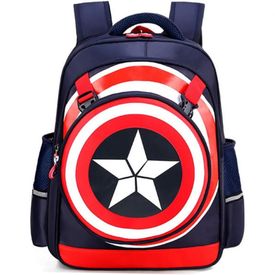 Mochila-Escolar-Infantil-43cm-Yunniel-Capitao-America-para-foto-0