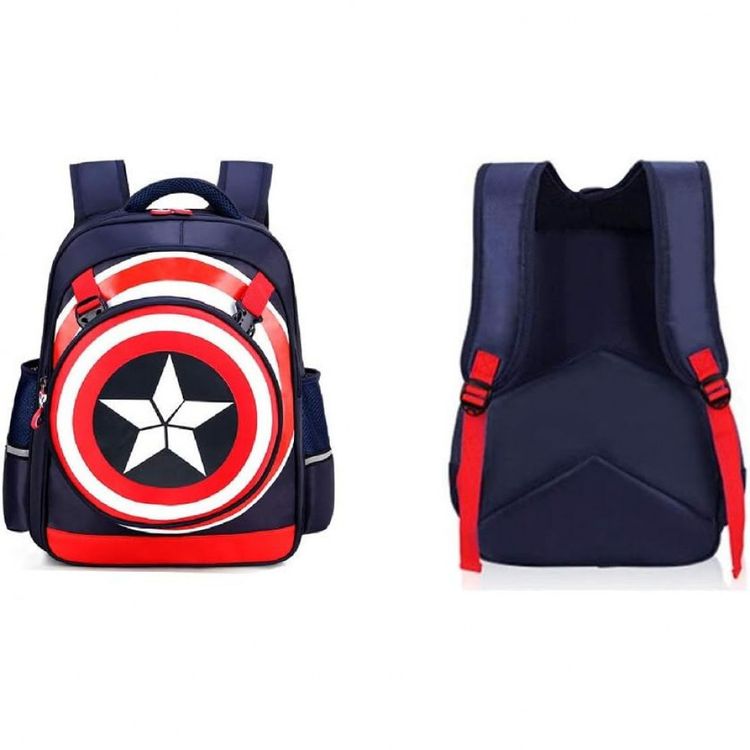 Mochila-Escolar-Infantil-43cm-Yunniel-Capitao-America-para-foto-2