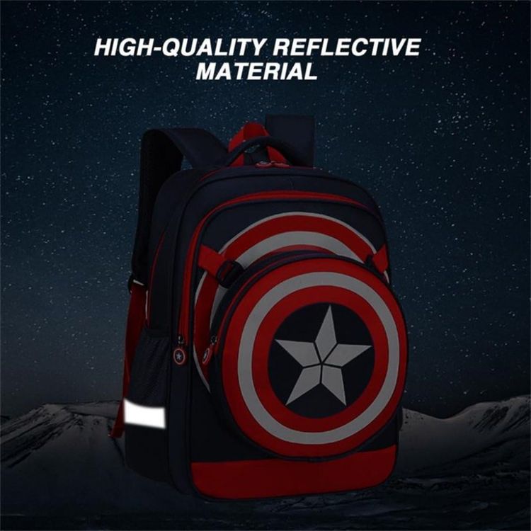 Mochila-Escolar-Infantil-43cm-Yunniel-Capitao-America-para-foto-4