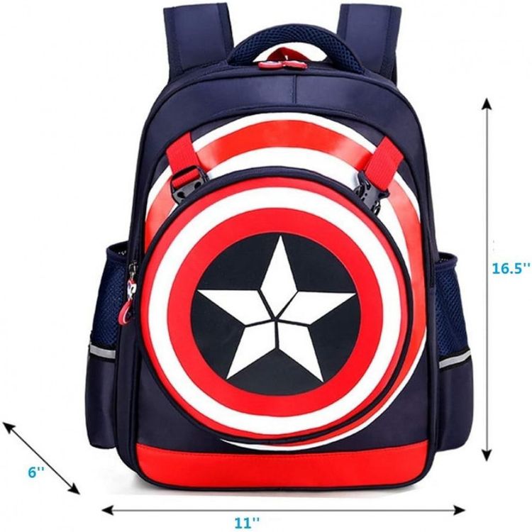Mochila-Escolar-Infantil-43cm-Yunniel-Capitao-America-para-foto-5