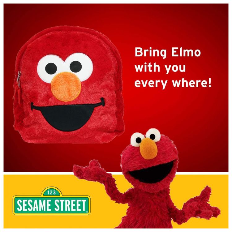 Mochila-Escolar-Infantil-30cm-Sesame-Street-Elmo-para-foto-4