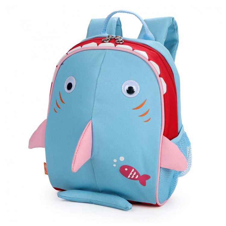 Mochila-Escolar-Infantil-Yodo-Tubarao-para-Criancas-Azul-foto-2