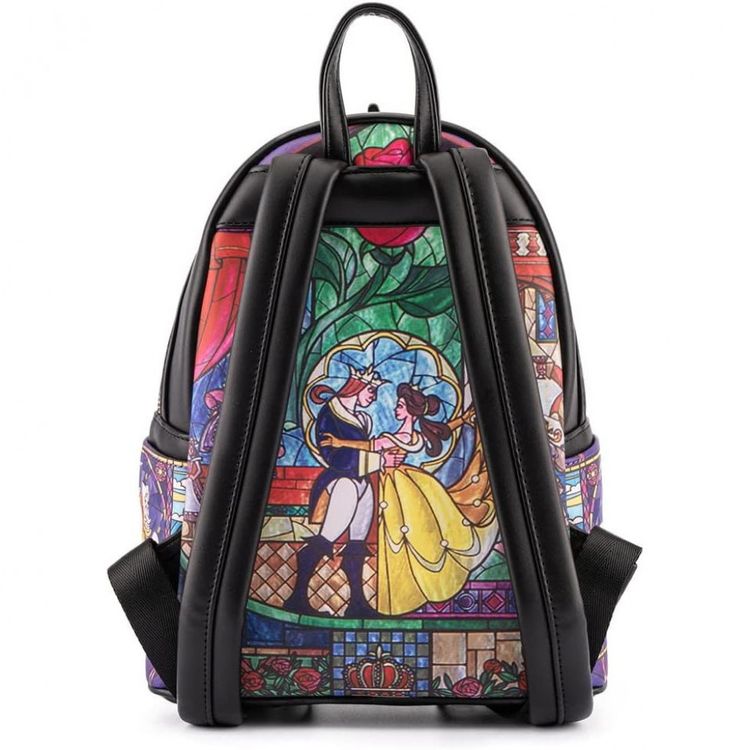 Mochila-Escolar-Infantil-Loungefly-Disney-Bela-e-a-Fera-para-foto-3