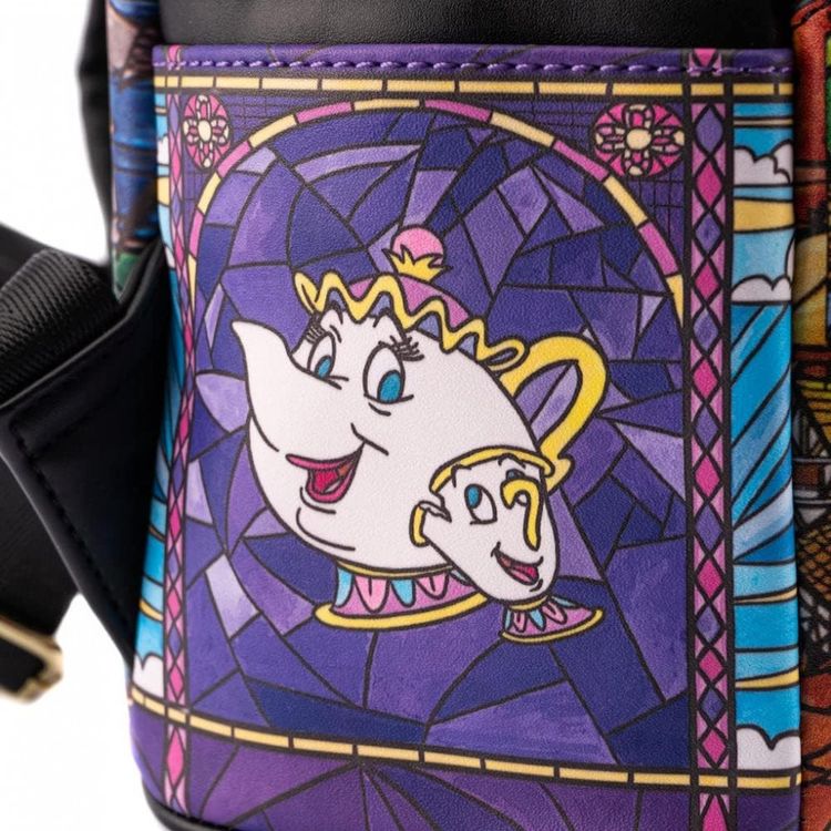 Mochila-Escolar-Infantil-Loungefly-Disney-Bela-e-a-Fera-para-foto-5
