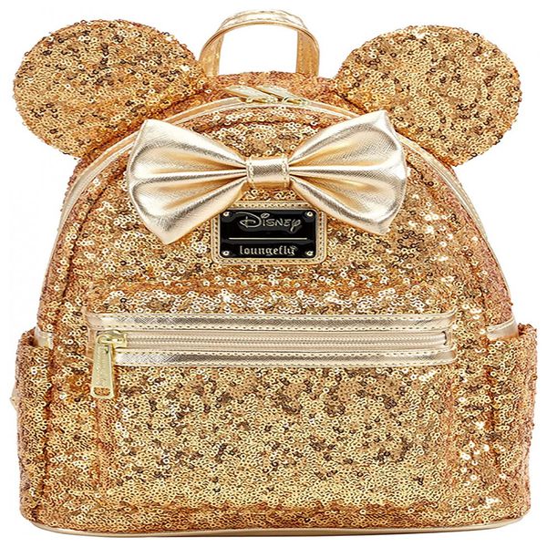 Mochila-Escolar-Infantil-Loungefly-Disney-Minnie-Mouse-para-foto-0